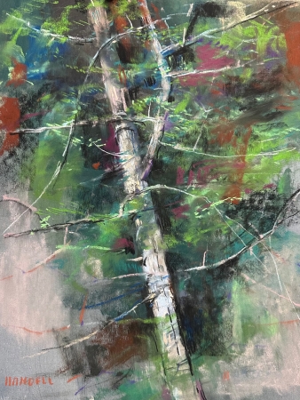 Pine Forest by artist Albert Handell