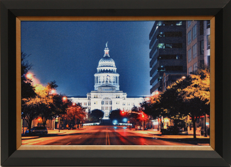 Texas Capitol by artist David Reed Hall