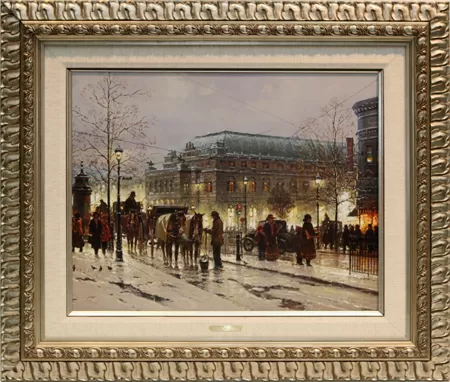 Published Art artwork at Austin Art & Frame featuring Harvey An Evening