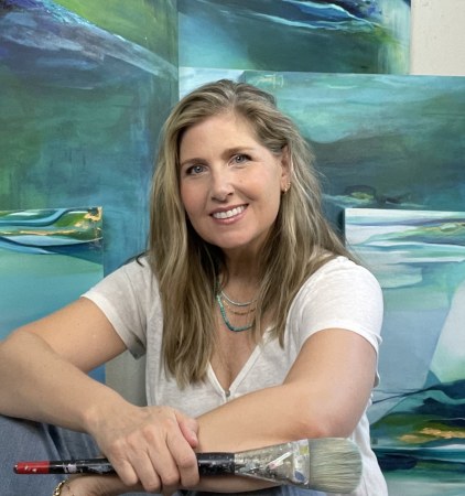 artist Christine James bio photo