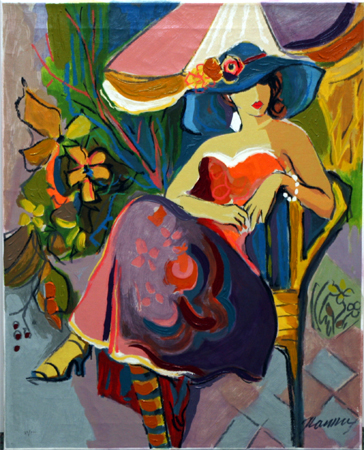 Afternoon Chat by artist Isaac Maimon
