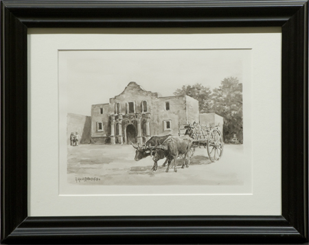 Alamo by artist Rick Morris Patterson