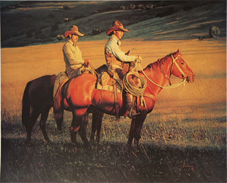 Buckaroos by artist Gordon Snidow