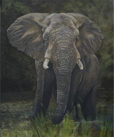 Elephant by artist Gaylon F. Stagner