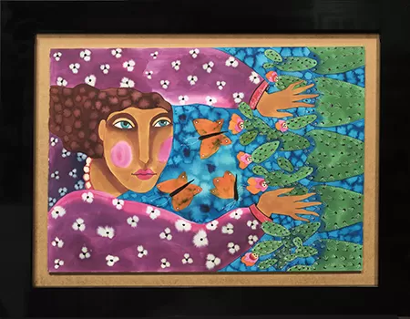 Medium of Items to be Framed custom framing example featuring Floated m
