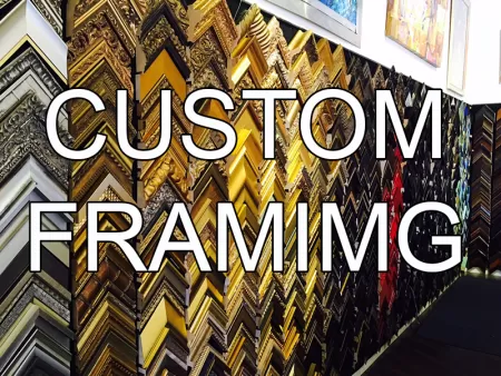 Custom Framing at Austin Art & Frame featuring Moulding Wall l Custom