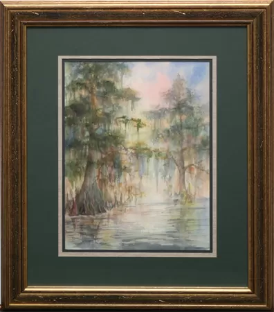 Acid-Free Tape Mounting artwork mounting example featuring Mounting Tape