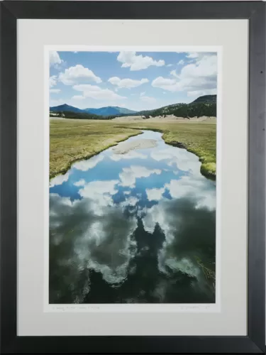 Friendly and Experienced custom framing example featuring Landscape in Austin
