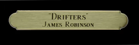 Rounded Engraved Plate