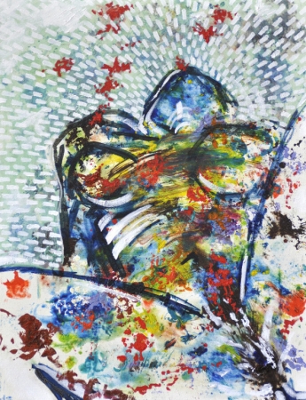 Sitting%20Dancer by artist Beverly Deutsch