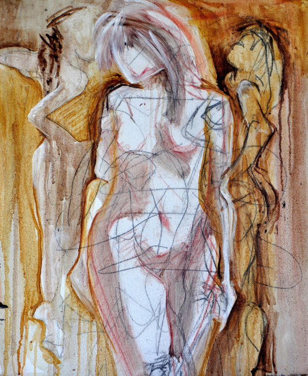 Sienna Figures by artist Beverly Deutsch