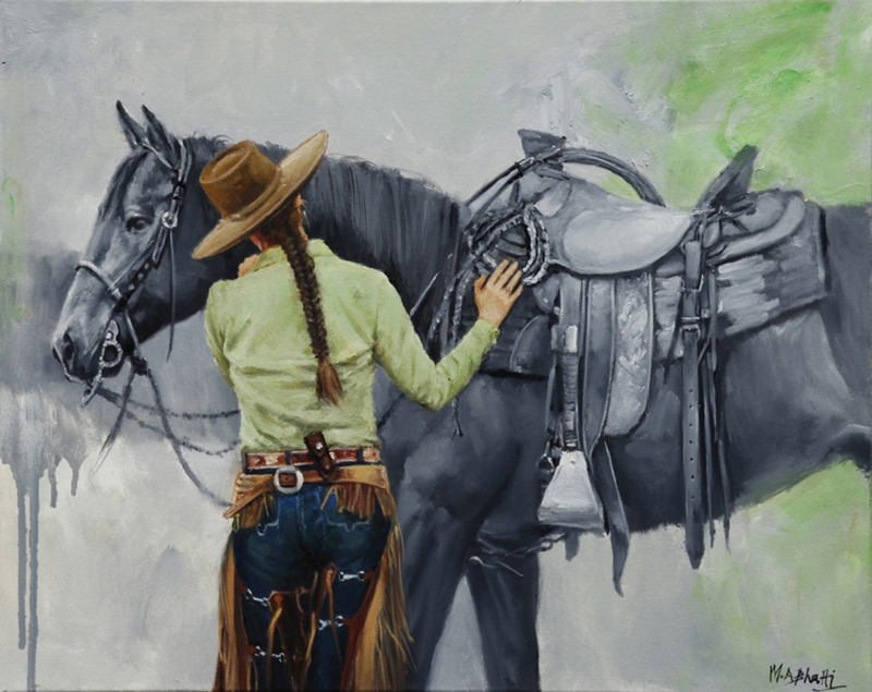 Whispering by artist Mohammad Ali Bhatti