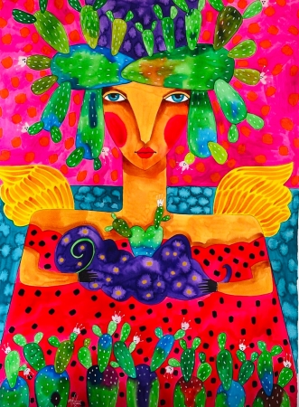 Jacinta by artist Hortensia Bueno