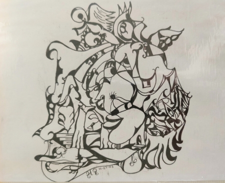 Faces by artist Tara Gibb