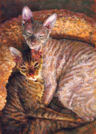 Cousins by artist Rita Kirkman