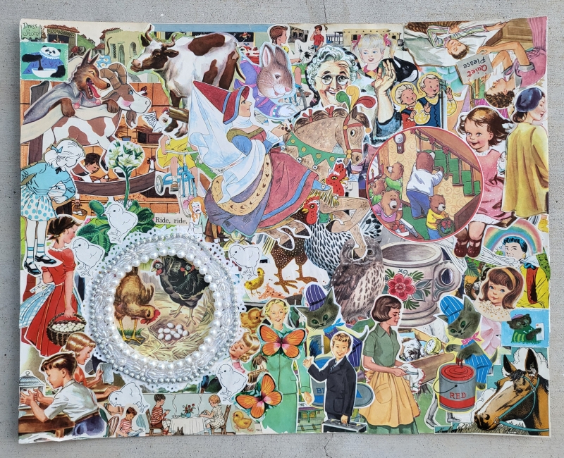 Chickens by artist Janel Lionberger