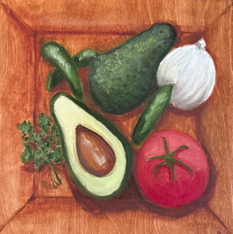 Basket by artist Mozelle Marks