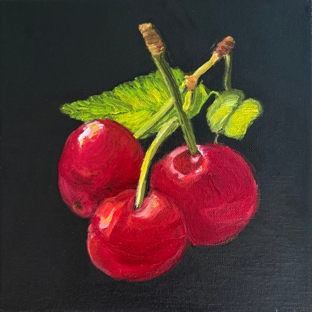 Cherries by artist Mozelle Marks