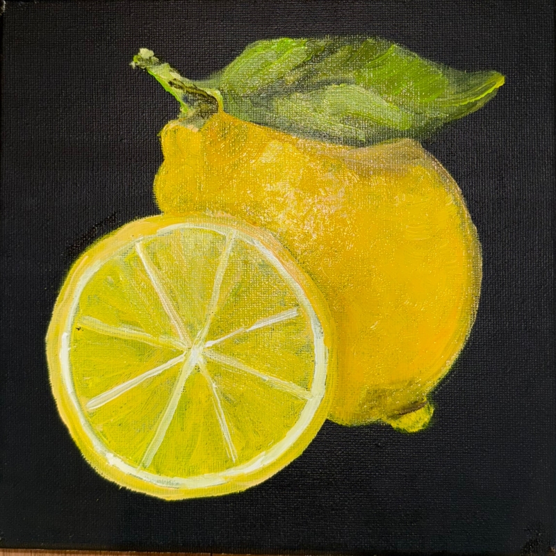 Lemons by artist Mozelle Marks