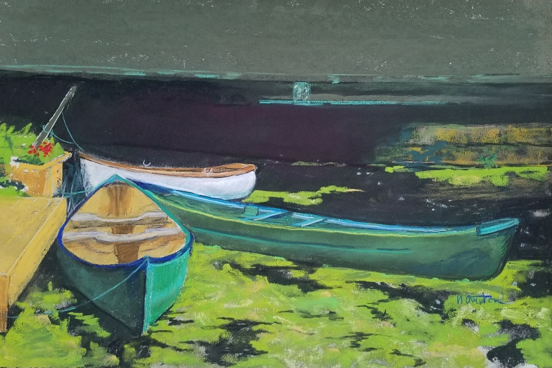 Geranium by artist Nancy Overton