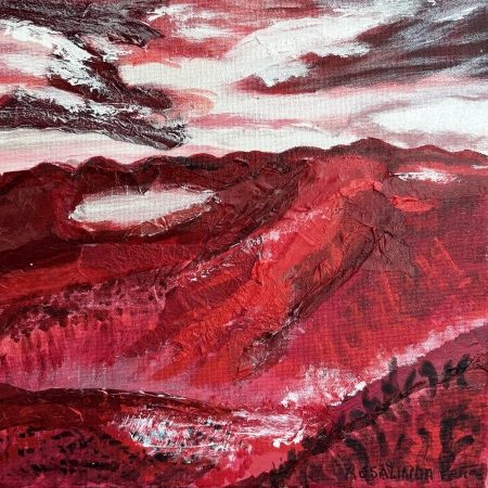 Red by artist Rosalinda Peña