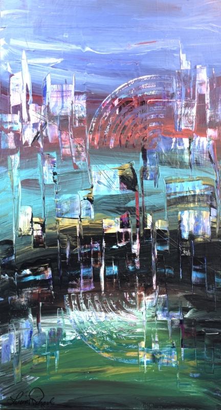 LONDON by artist Lucian Richards