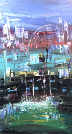 LONDON by artist Lucian Richards