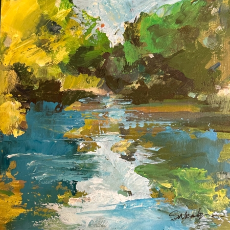 Pond by artist Sue Sakahara