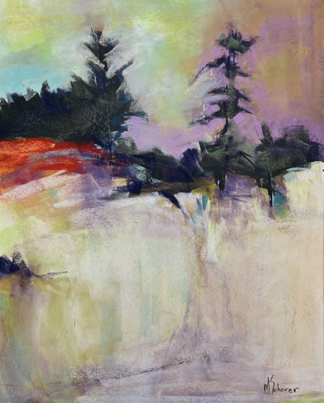 Snowline by artist Marcia Schorer