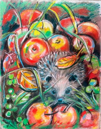 Apples by artist Anastasia Shimanskaya