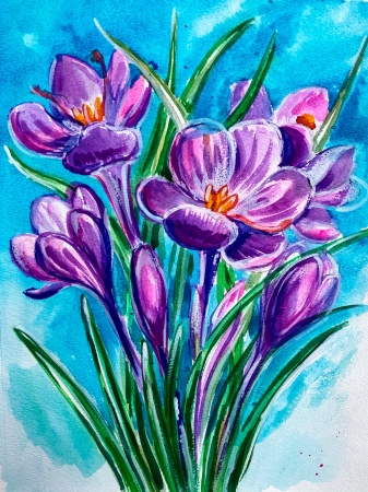 Spring by artist Anastasia Shimanskaya