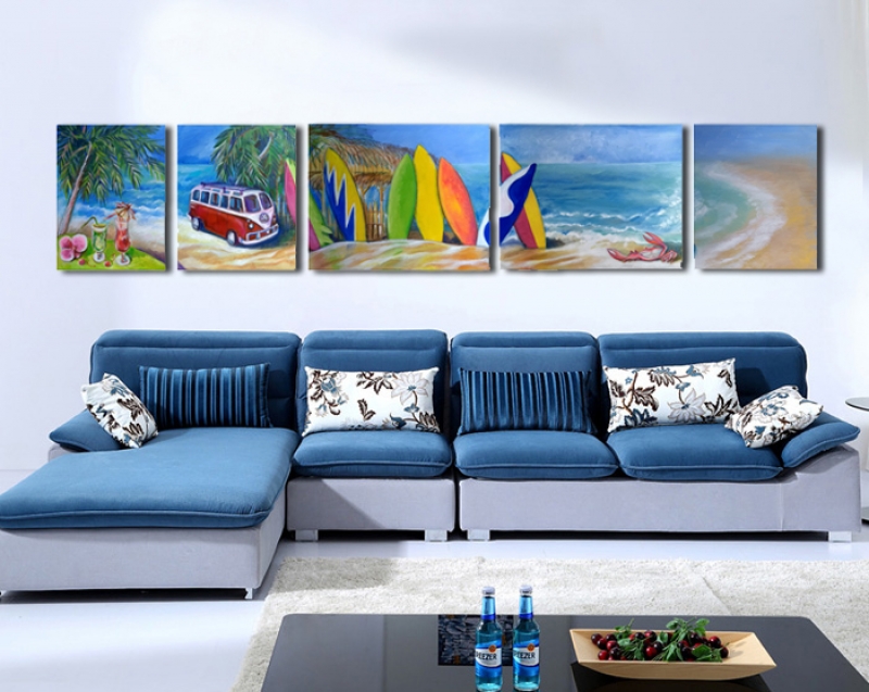 Surfing by artist Anastasia Shimanskaya