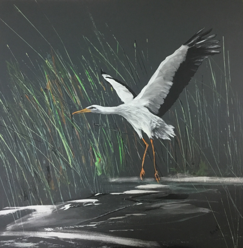 Crane by artist Kim van Rijswijck