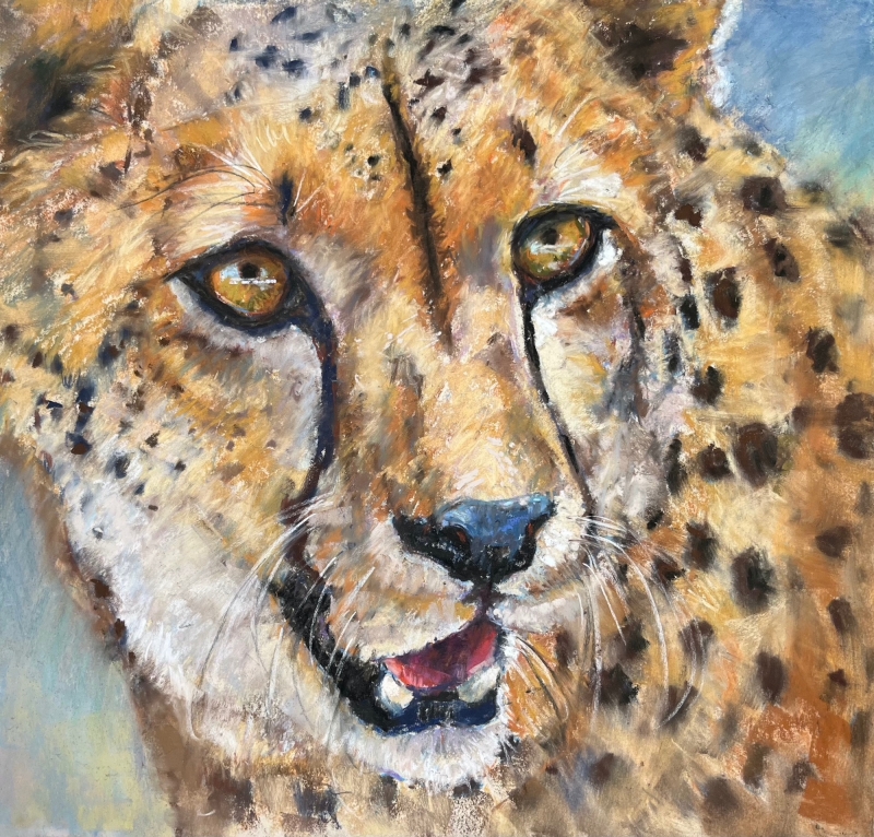 Cheetah by artist Jan Weaver