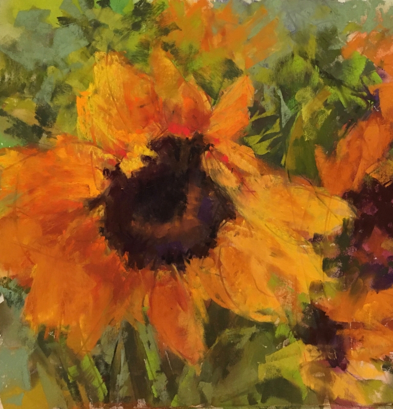 Sunflower by artist Jan Weaver