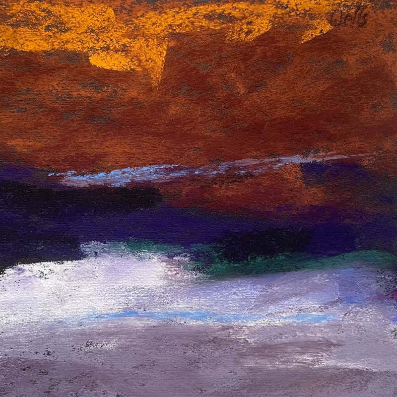 Winterfall by artist Linda Wells