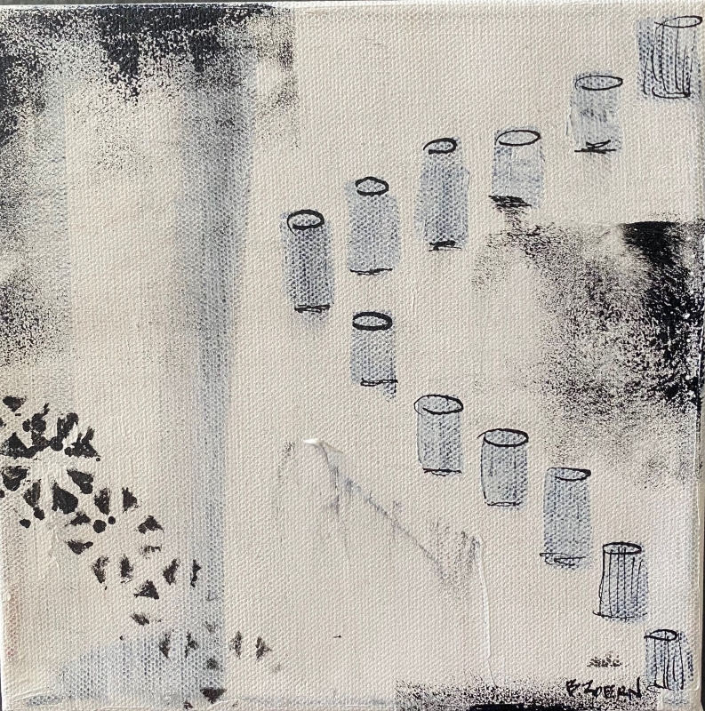 Cylinders by artist Barbara Zoern