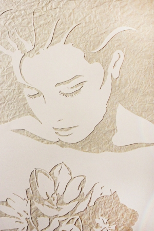 Through the Tulips by artist Marcy Ann Villafana