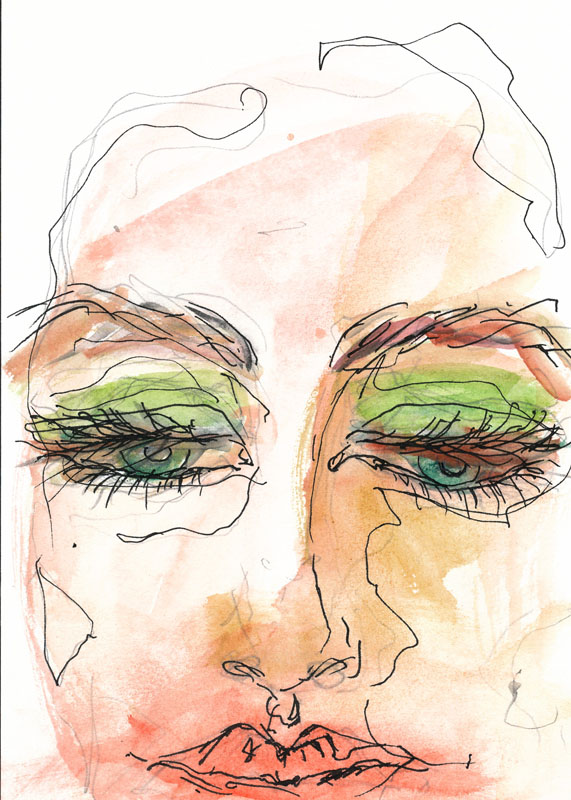 Contemplation by artist Gina  Waterfield