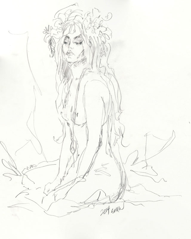 His Goddess by artist Gina  Waterfield